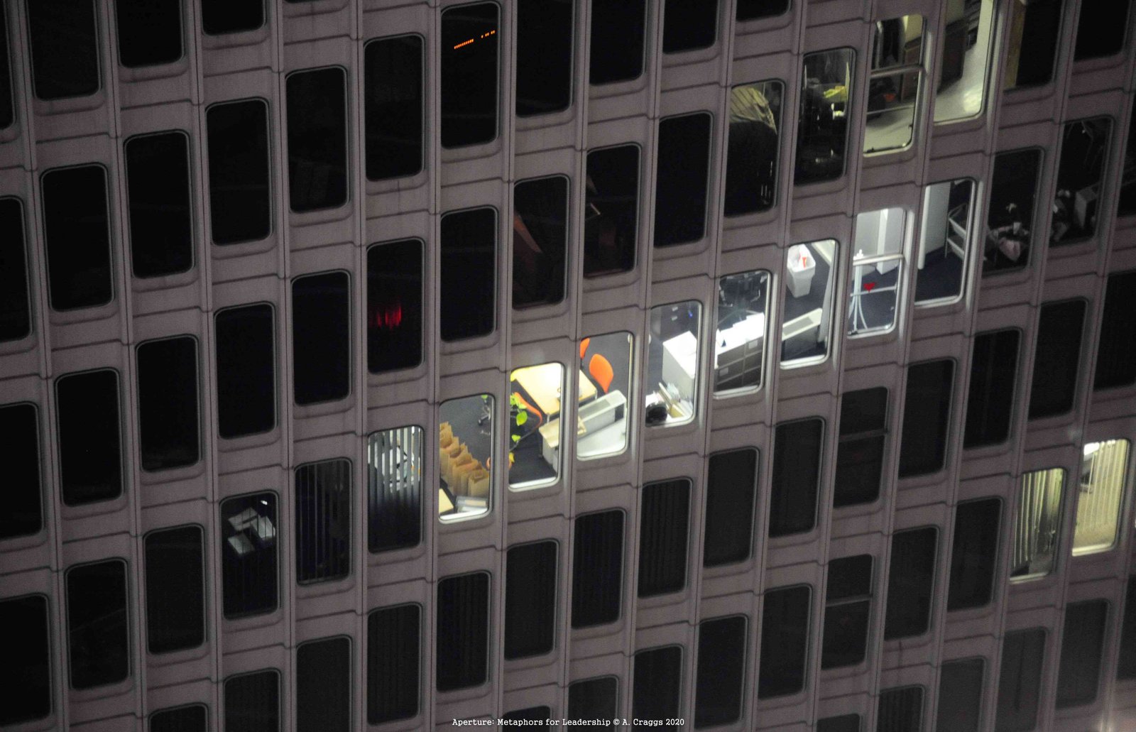 Night Office Tokyo Japan 2015