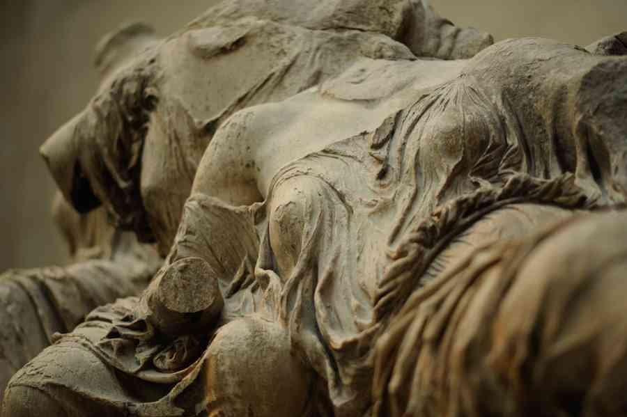 Acropolis Figures British Museum London UK 2014
