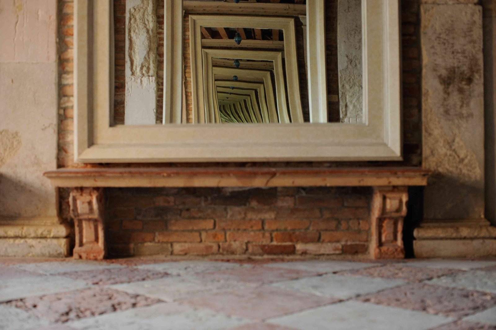 Monastery Mirror Venice Italy 2013